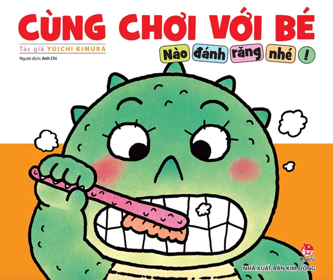 Truyện tranh cho bé tập đọc Bé Na tập đánh răng