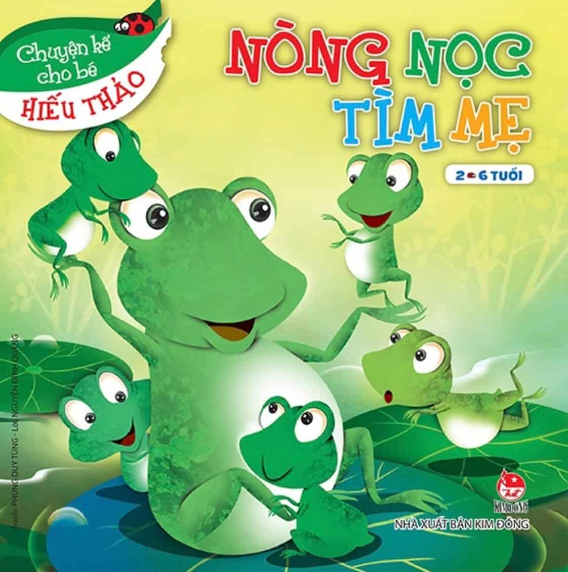 Truyện tranh cho bé tập đọc Nòng nọc tìm mẹ